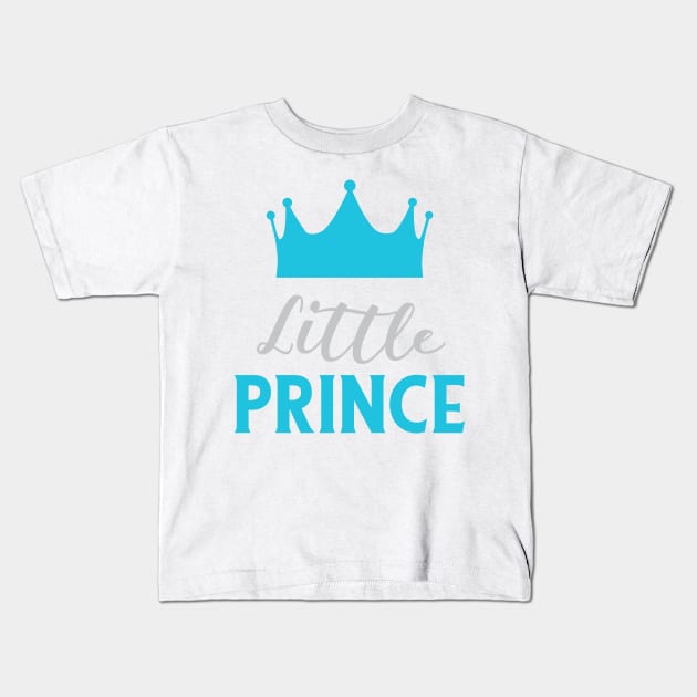 Prince, Little Prince, King, Crown, Baby Boy Kids T-Shirt by Jelena Dunčević